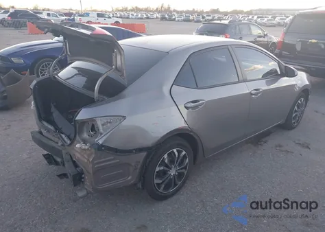 2015 Toyota Corolla Le z USA, uszkodzony, nr VIN 5YFBURHE2FP341237